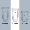 Nutribullet Tall Cup Compatible with 600W and 900W - 710ml - 2 Pack This 710ml cup is made of BPA-fr
