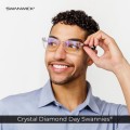 Swanwick - Crystal Day Swannies - Clear Blue blocking glasses reduces eye strain