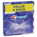 Crest 3D White Luminous Mint Teeth Whitening Toothpaste,  Pack of 4