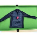 Swagg mens` golf top - half puffer jacket - Large - Black
