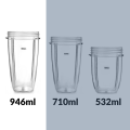 Replacement Nutribullet Cup - 945ml - with Flip Top To-Go Lid - (2 pack)