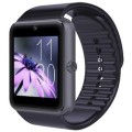 GT08 Smart GSM Phone Watch | Sim/Memory Card | Camera - Black Colour
