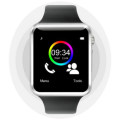 A1 Smart Watch Phone, SIM Slot, Memory Card Slot, Camera  | Silver Colour