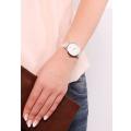 Fossil Jacqueline White Dial Ladies Leather Watch