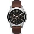 Fossil Men's Grant Brown Leather Chronograph Watch