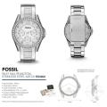 FOSSIL Riley Multi-Function Silver Dial Ladies Watch