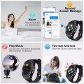 Professional Smart Watch Phone for Android and IOS - Support SIM + SD Card - Black Color