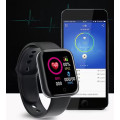 Fitness Bracelet D20 - Heart Rate, Blood Pressure, Pedometer, Calories, Sports Mode - Black Color