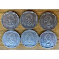 2004 `10 YEARS of FREEDOM` R2 Coins Circulated Bid per coin to take all 6