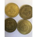 4 x 1st DECIMAL 1 CENT COINS. 1961/62/63/64 BID PER COIN TO TAKE ALL 4. NO COMBINING FEES!!