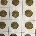 12 x 1st DECIMAL 1 CENT COINS. FROM 1961. NO COMBINING FEES!!