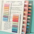 Morandi Color Sticky Note Set with Self-Adhesive Tabs