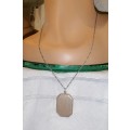 A stunning sterling art Deco locket on chain