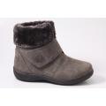 Ankle Boot Velcro Grey