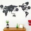 DIY 3D World Map Wall Clock