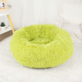 The calming cuddler Plush Pet Bed  Large (90cm) Lime Green