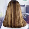 14Inch Brazilian Hair - Glueless Lace Front Wig Piano Gold