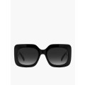 JIMMY CHOO Black Square Sunglasses