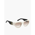 MARC JACOBS White & Black Cat Eye Sunglasses