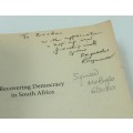 Recovering democracy in South Africa Raymond Suttner | Signed