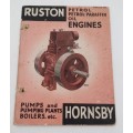 Ruston-Hornsby Petrol, Paraffin Oil Engines, Pumps, Boilers etc