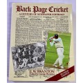 Back Page Cricket by EW Swanton | A Century of Newspaper Coverage