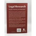 LEGAL RESEARCH PURPOSE, PLANNING AND PUBLICATION - VENTER