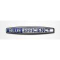 Blue efficiency mercedes badge