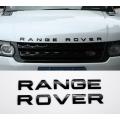 Range Rover emblems in Black and Chrome