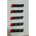 Audi RS rear and grill badges