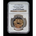 South Africa: 2011 Silver R5, Rand 90th Anniversary, NGC PF69UC