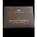 Nelson Mandela Commerative R5 coin set. 2000 Prooflike and 2008 laser frosted.