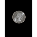 Canada: Silver 1964 25c, high grade, great lustre