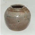 An old oriental stoneware Ginger Jar