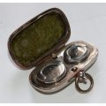 Very nice plated double sovereign case with good springs and clip