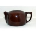 Wonderful vintage brown glazed cheeky Teapot for one!