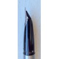 SHEAFFER Imperial 444 Fine Brushed Steel Body White Dot Fountain Pen short clip