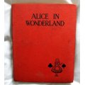 Lovely large 1955 edition of ALICE IN WONDERLAND by Lewis Carroll, illustrated by G W Backhouse