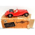 Vintage VICTORY INDUSTRIES V-MODEL MG TC with "Mighty Midget" electric motor, original box, c1954