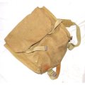 Vintage canvas rucksack
