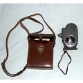 Excellent BELL & HOWELL "Double Run" 8mm Multi Speed SPORTSTER Movie Camera WORKING with Carry Case
