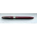 Vintage Sheaffer White Dot Snorkel Valiant Burgundy Fountain Pen, 14ct nib,  USA