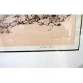 A signed Sir William Russell Flint Limited Edition Print, Framed, STUDIES OF CECILIA