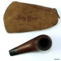 Very nice vintage BIG BEN PIPO Tobacco Pipe in original Chamois leather bag with zip.