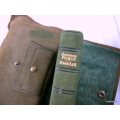 1910 COMMON PRAYER BOOK, LEATHER BOUND, IN ORIGINAL LEATHER BAG.