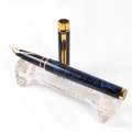 Sheaffer Targa 1080 Cobalt Blue Ronce Lacquer Fountain Pen 14kt Fine Nib