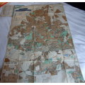 Vintage 1960`s Holmden`s Street Map of Greater Johannesburg