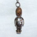 WWI Metal Fumsup Touch Wood Charm with Chain