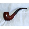 DUNHILL bent billiard root briar, 1966, shape 56, (4)R. White Dot, Great Condition.