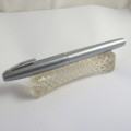 Excellent vintage brushed steel SHEAFFER IMPERIAL cartridge fill fountain pen